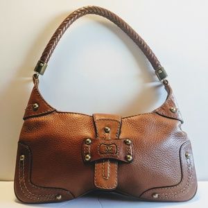 Michael Kors Leather Rope Brass Shoulder Bag